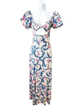 Agua Bendita Cutout Maxi Dress
